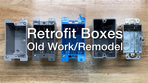 rework boxes electrical|retrofit electrical outlet box.